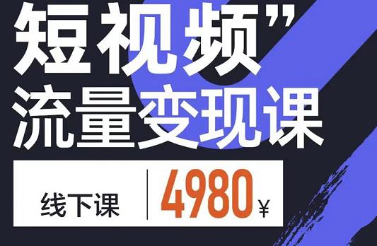 短视频流量变现课，学成即可上路，抓住时代的红利-匹左网