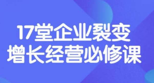 《盈利增长17堂必修课》企业裂变增长的经营智慧，带你了解增长的本质-匹左网