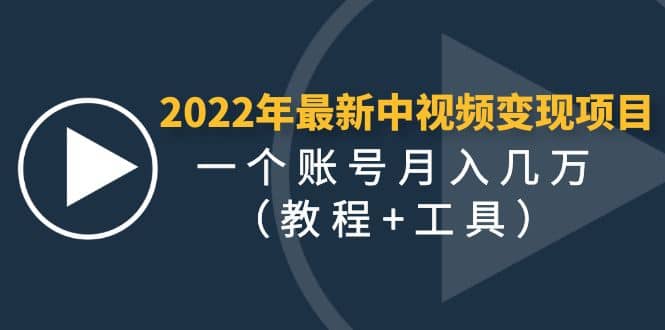 2022年最新中视频变现最稳最长期的项目（教程+工具）-匹左网