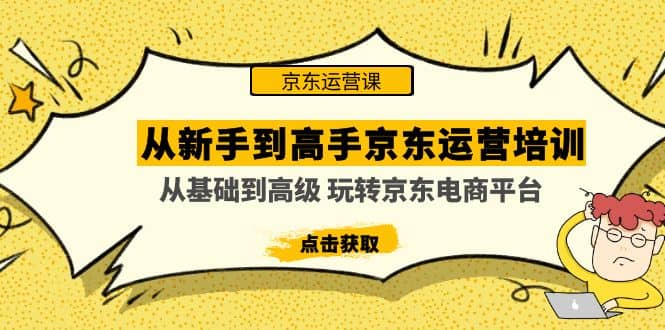 从新手到高手京东运营培训：从基础到高级 玩转京东电商平台(无水印)-匹左网