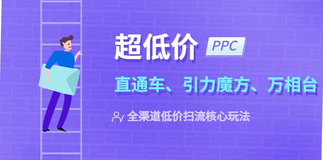 2023超低价·ppc—“直通车、引力魔方、万相台”全渠道·低价扫流核心玩法-匹左网