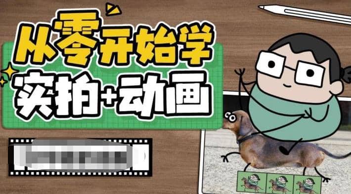 从零开始学实拍加动画，实拍加动画创意教程（49节视频课）-匹左网