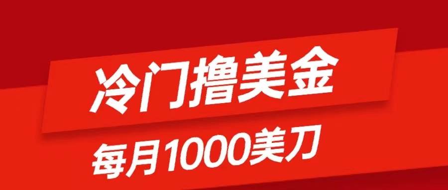 冷门撸美金项目：只需无脑发帖子，每月1000刀，小白轻松掌握-匹左网