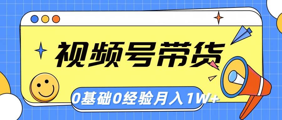 视频号轻创业带货，零基础，零经验，月入1w+-匹左网